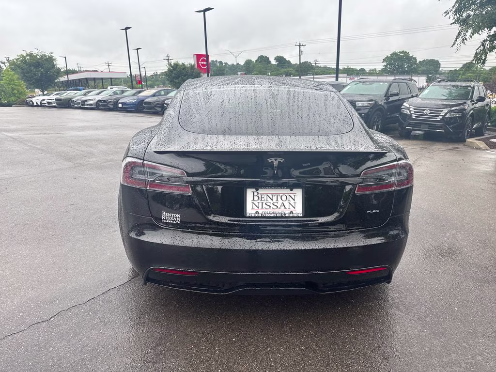 2021 Solid Black Tesla Model S Plaid AWD Hatchback