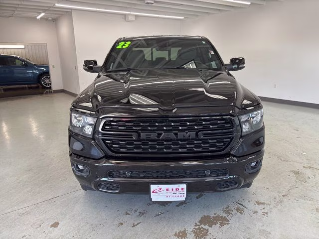 2023 Diamond Black Crystal Pearlcoat Ram 1500 Big Horn 4X4 Truck