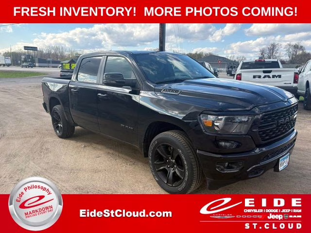 2023 Diamond Black Crystal Pearlcoat Ram 1500 Big Horn/Lone Star 4X4 Truck