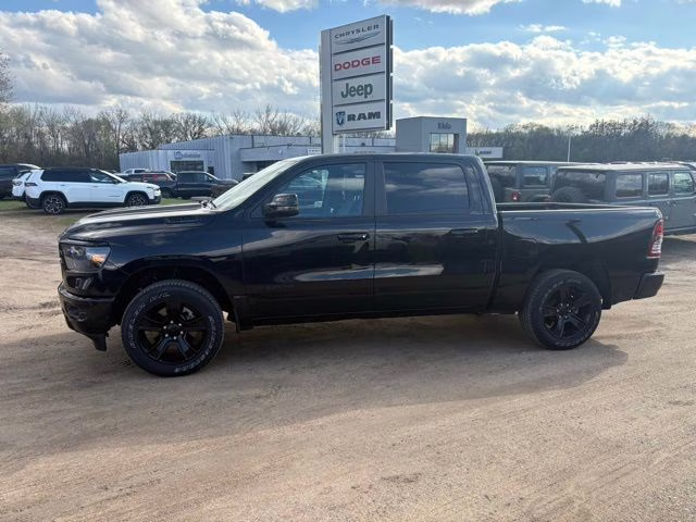 2023 Diamond Black Crystal Pearlcoat Ram 1500 Big Horn/Lone Star 4X4 Truck