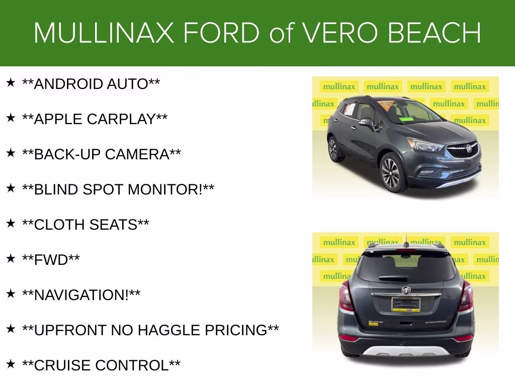 2017 Graphite Gray Metallic Buick Encore Preferred II FWD SUV