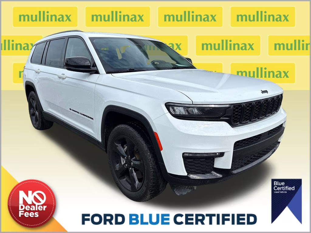 2022 Bright White Clearcoat Jeep Grand Cherokee L Limited 4X4 SUV