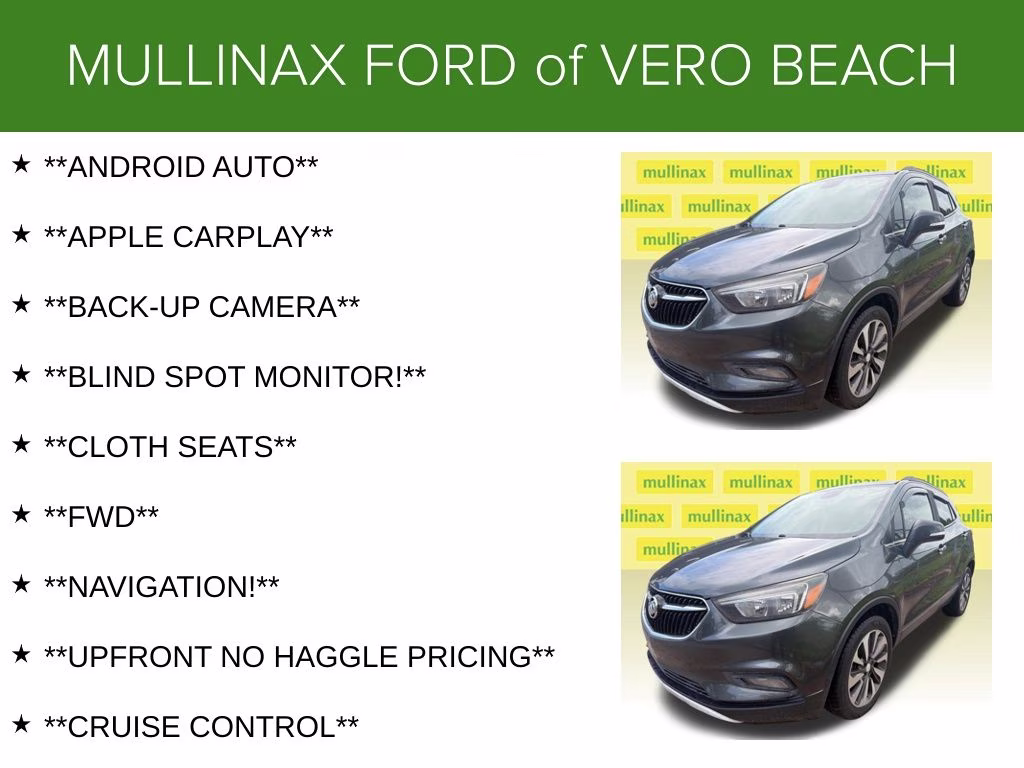 2017 Graphite Gray Metallic Buick Encore Preferred II FWD SUV