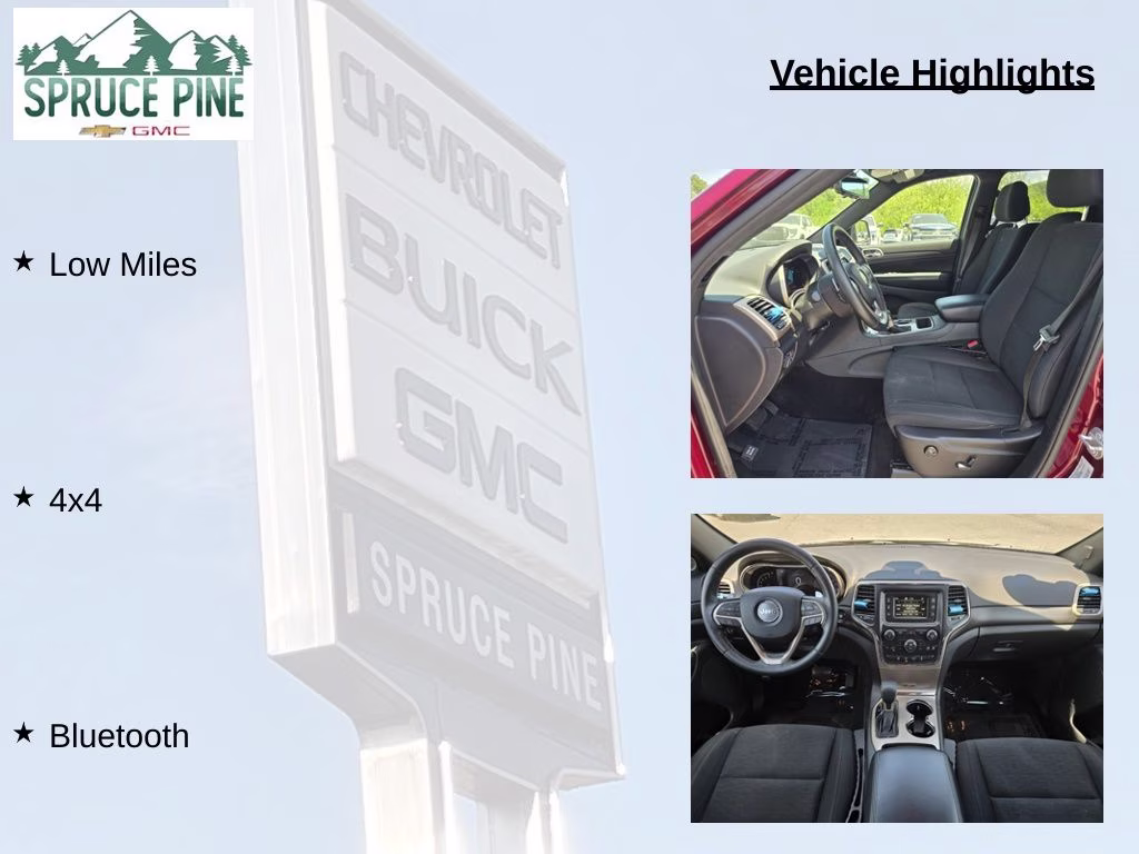 2016 Velvet Red Pearlcoat Jeep Grand Cherokee Laredo 4X4 SUV