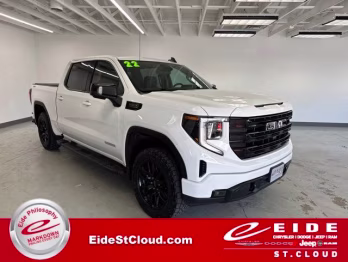2022 Summit White GMC Sierra 1500 Elevation 4X4 Truck