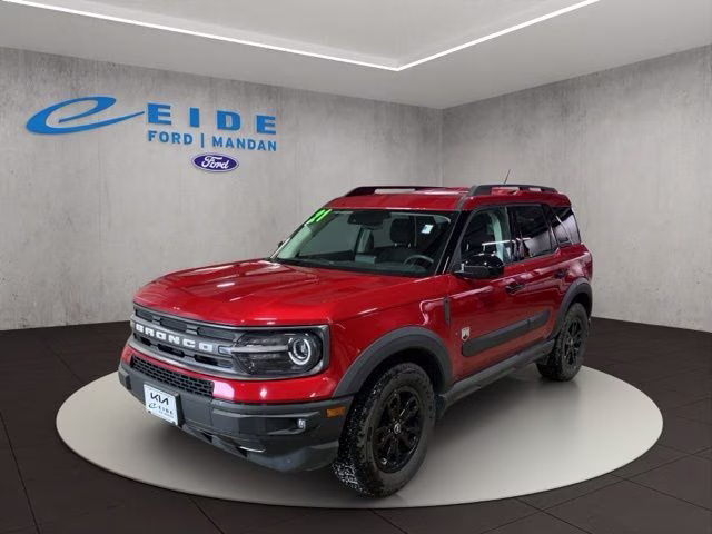 2021 Red Metallic Ford Bronco Sport Big Bend 4X4 SUV