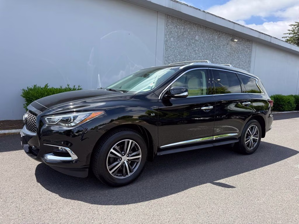 2019 Black Obsidian INFINITI QX60 LUXE AWD SUV