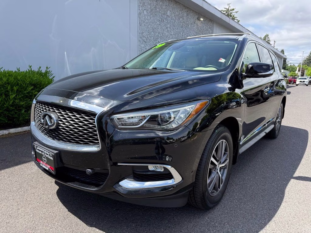 2019 Black Obsidian INFINITI QX60 LUXE AWD SUV