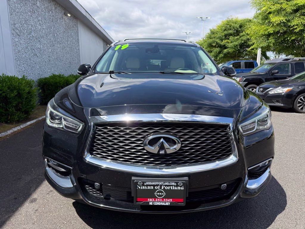 2019 Black Obsidian INFINITI QX60 LUXE AWD SUV