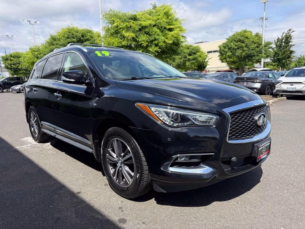 2019 Black Obsidian INFINITI QX60 LUXE AWD SUV