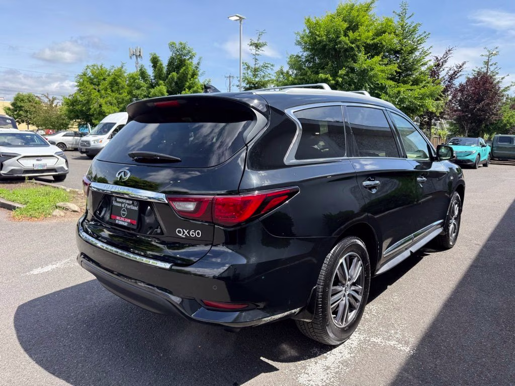 2019 Black Obsidian INFINITI QX60 LUXE AWD SUV