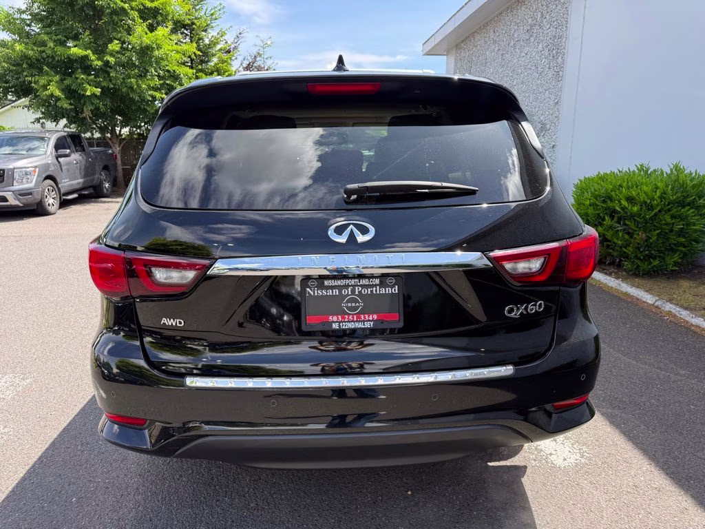 2019 Black Obsidian INFINITI QX60 LUXE AWD SUV