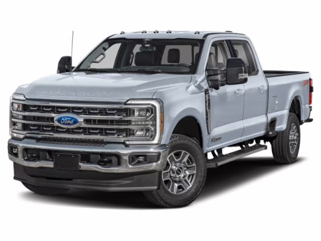 2025 Glacier Gray Metallic Tri-Coat Ford Super Duty F-350 SRW LARIAT Crew Cab Pickup 4X4 Truck