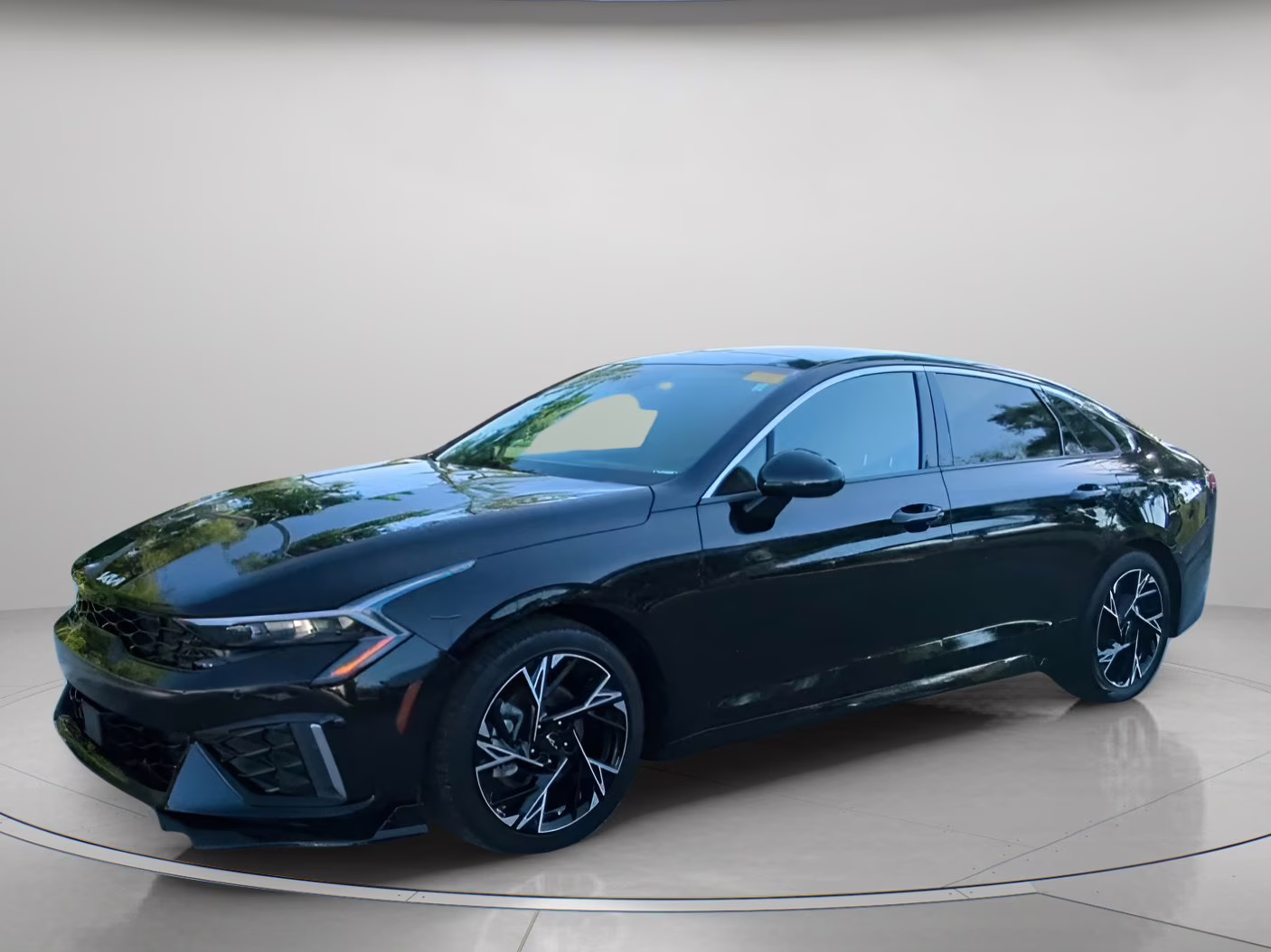 2025 Aurora Black Pearl Kia K5 GT-Line AWD Sedan