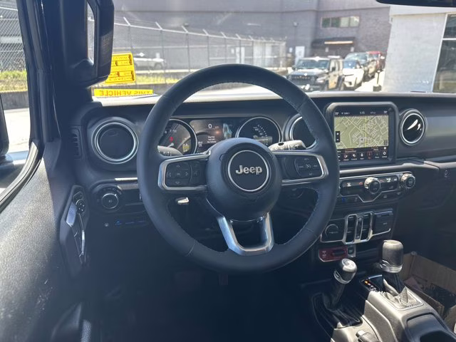 2023 Black Clearcoat Jeep Wrangler 4xe Rubicon 4X4 Convertible