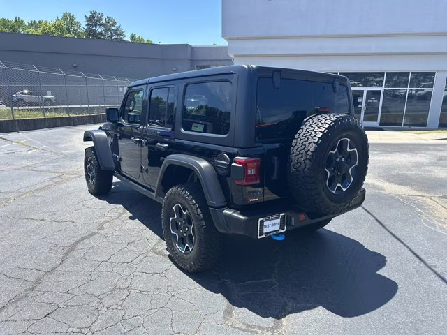 2023 Black Clearcoat Jeep Wrangler 4xe Rubicon 4X4 Convertible