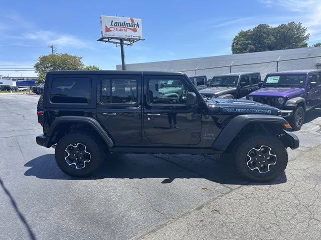 2023 Black Clearcoat Jeep Wrangler Rubicon 4xe Rubicon 4X4 Convertible