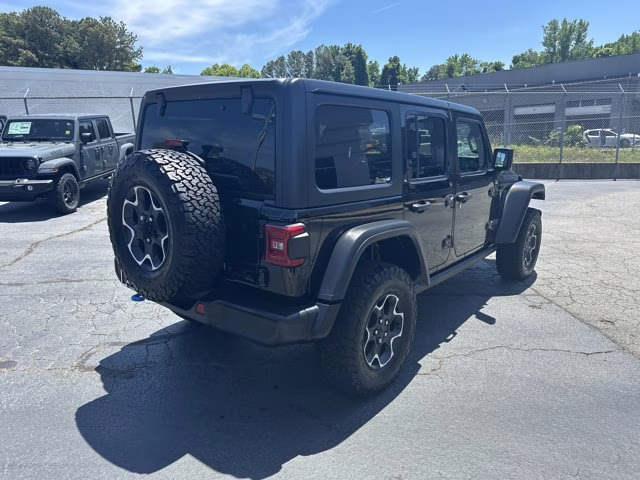 2023 Black Clearcoat Jeep Wrangler 4xe Rubicon 4X4 Convertible