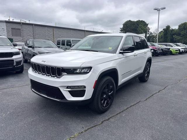 2024 Bright White Clearcoat Jeep Grand Cherokee Limited RWD SUV