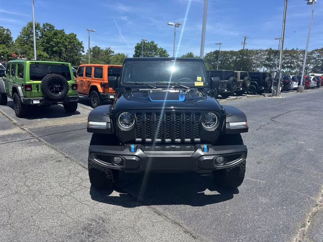 2023 Black Clearcoat Jeep Wrangler 4xe Rubicon 4X4 Convertible