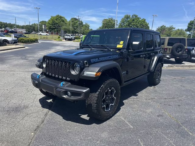 2023 Black Clearcoat Jeep Wrangler 4xe Rubicon 4X4 Convertible