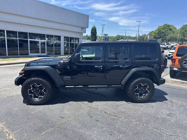 2023 Black Clearcoat Jeep Wrangler 4xe Rubicon 4X4 Convertible