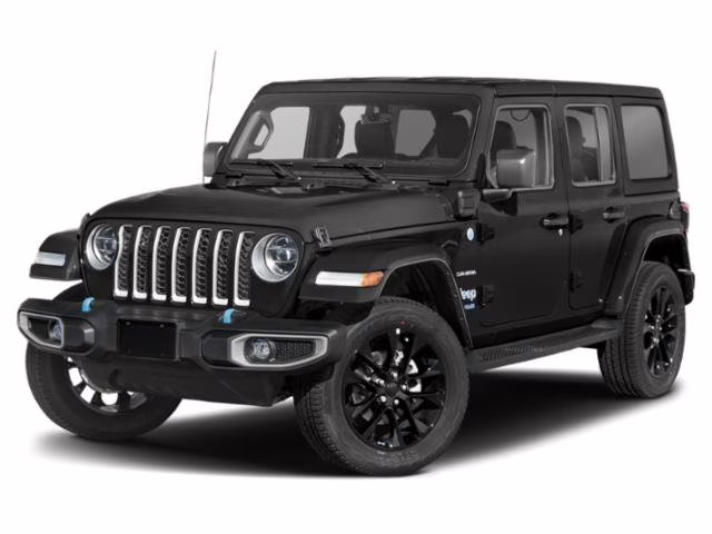 2023 Black Jeep Wrangler 4xe Rubicon 4X4 Convertible