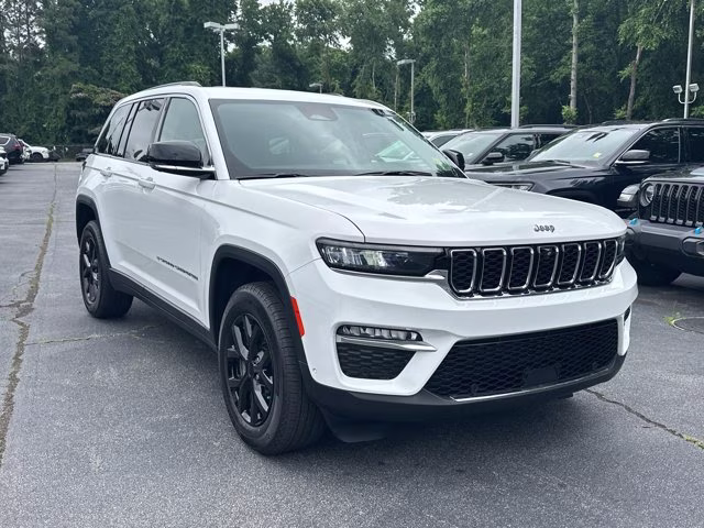2024 Bright White Clearcoat Jeep Grand Cherokee Limited RWD SUV
