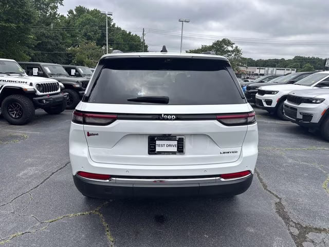 2024 Bright White Clearcoat Jeep Grand Cherokee Limited RWD SUV