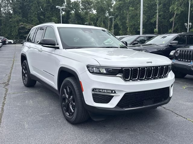 2024 Bright White Clearcoat Jeep Grand Cherokee Limited RWD SUV