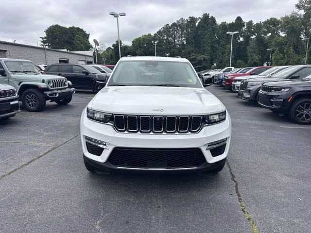 2024 Bright White Clearcoat Jeep Grand Cherokee Limited RWD SUV