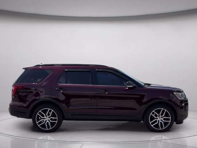 2018 Burgundy Ford Explorer Sport 4X4 SUV