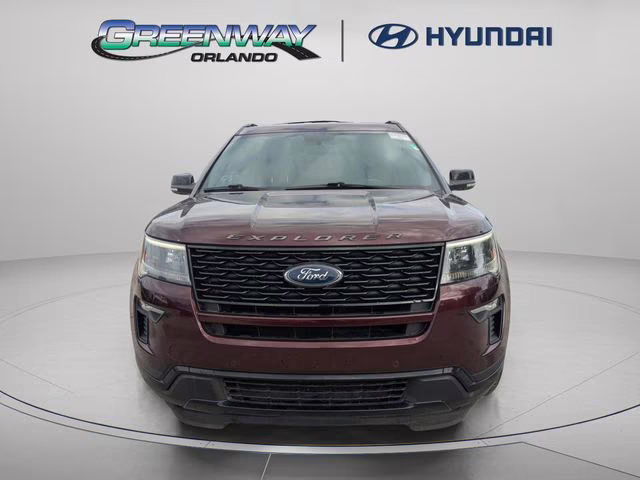 2018 Burgundy Ford Explorer Sport 4X4 SUV