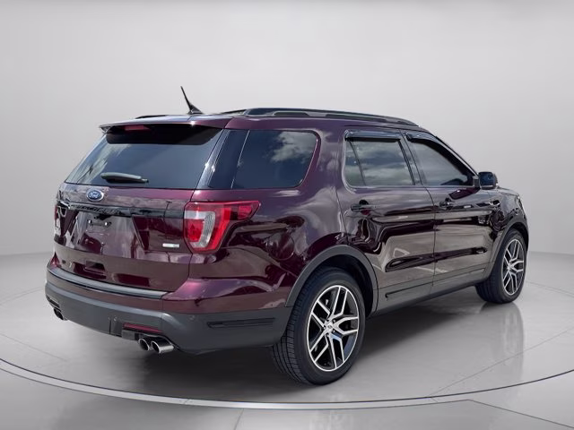 2018 Burgundy Ford Explorer Sport 4X4 SUV