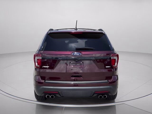 2018 Burgundy Ford Explorer Sport 4X4 SUV