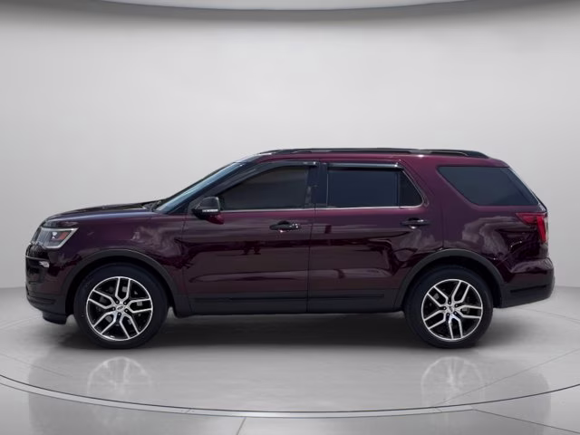 2018 Burgundy Ford Explorer Sport 4X4 SUV