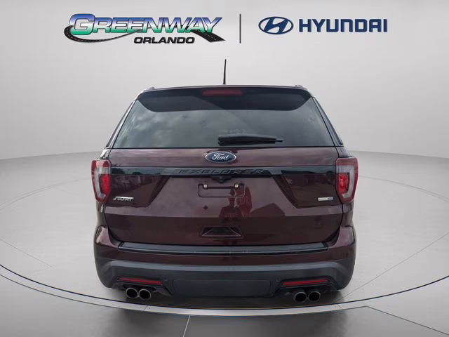 2018 Burgundy Ford Explorer Sport 4X4 SUV
