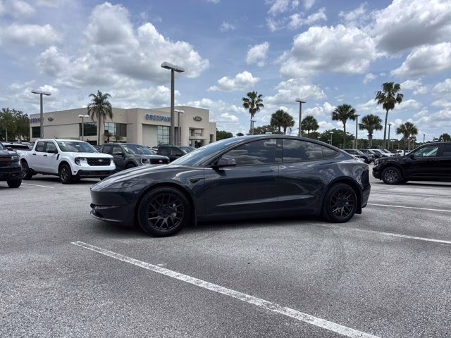 2025 Gray Tesla Model 3 Long Range AWD Sedan