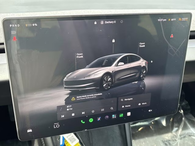 2025 Gray Tesla Model 3 Long Range AWD Sedan