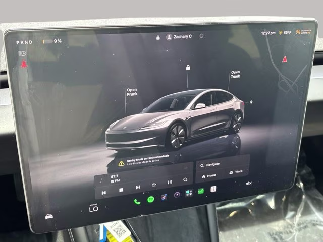 2025 Gray Tesla Model 3 Long Range AWD Sedan