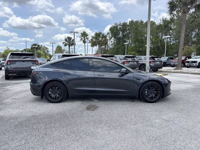 2025 Gray Tesla Model 3 Long Range AWD Sedan