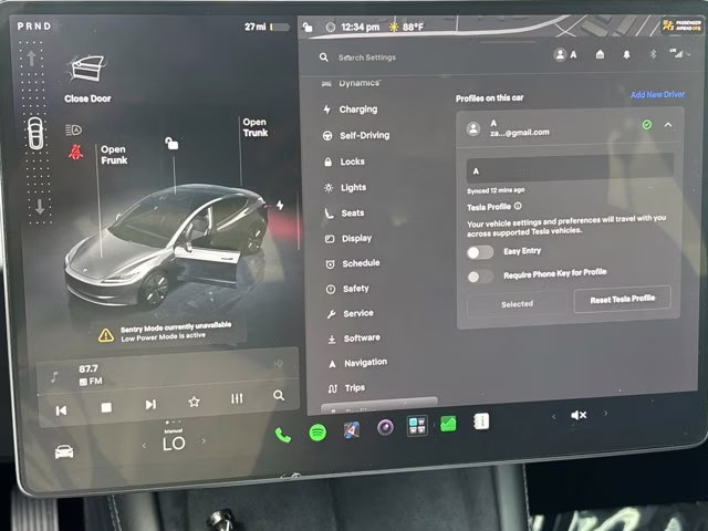 2025 Gray Tesla Model 3 Long Range AWD Sedan