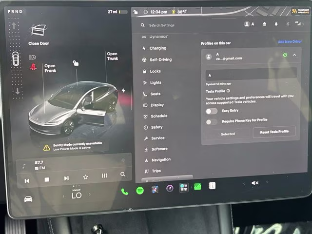 2025 Gray Tesla Model 3 Long Range AWD Sedan