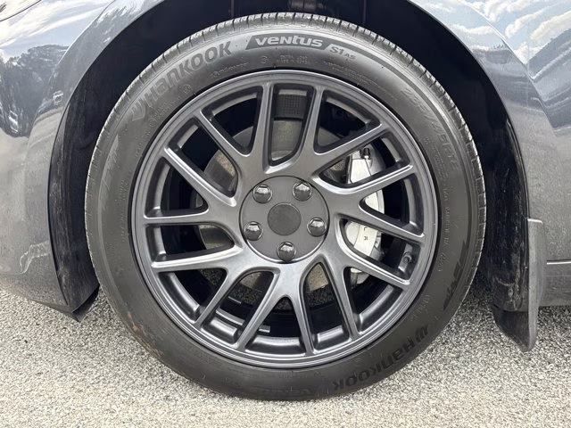 2025 Gray Tesla Model 3 Long Range AWD Sedan