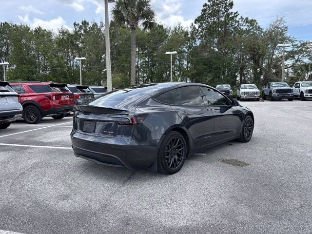 2025 Gray Tesla Model 3 Long Range AWD Sedan