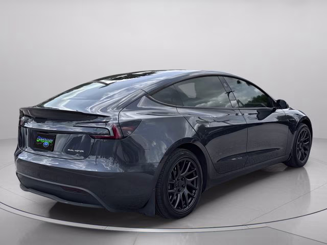 2025 Gray Tesla Model 3 Long Range AWD Sedan