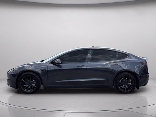 2025 Gray Tesla Model 3 Long Range AWD Sedan
