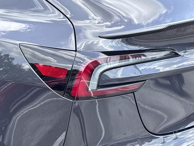 2025 Gray Tesla Model 3 Long Range AWD Sedan