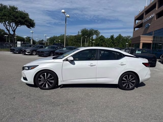 2023 Aspen White Tricoat Nissan Sentra SV FWD Sedan
