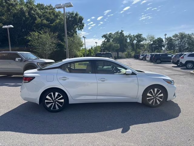 2023 Aspen White Tricoat Nissan Sentra SV FWD Sedan